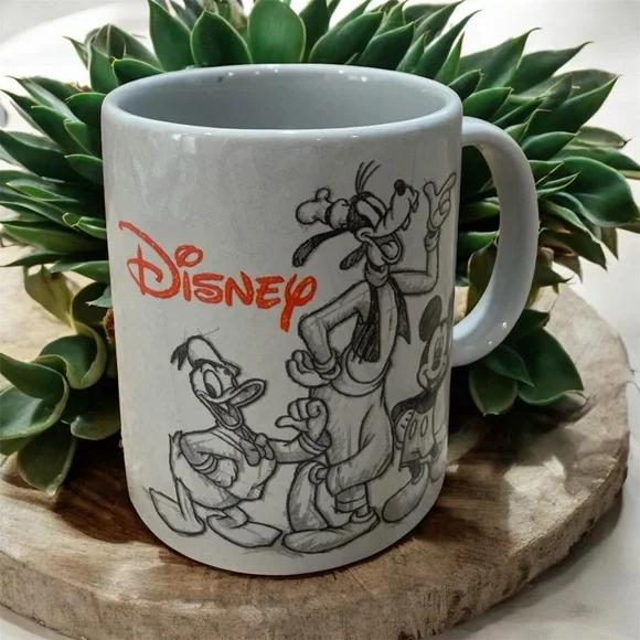 Jerry Leigh Sketch Disney Character Mug in Gray and Orange. Never used. - Picture 1 of 6